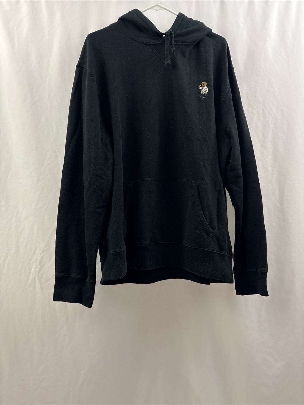 Polo Ralph Lauren Men's Tuxedo Bear Black Hoodie Size XXL